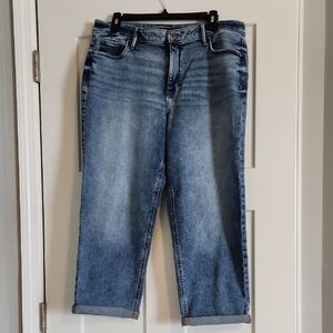 Simply Vera Vera Wang Blue Denim Boyfriend Jeans